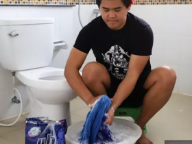 泰国小哥COS《鬼灭之刃》炭治郎，水之呼吸，最终之型“洗衣机”！