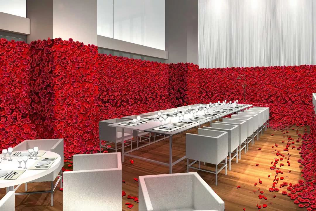《东京喰种》主题餐厅开放，用40000朵蔷薇打造“血宴”