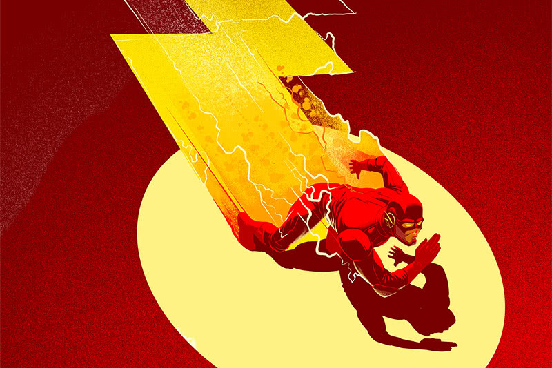 DC漫画：为何速度成谜的闪电侠，却躲不开一颗子弹？